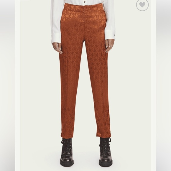 Scotch & Soda Rust Straight Leg Pants - Picture 1 of 5